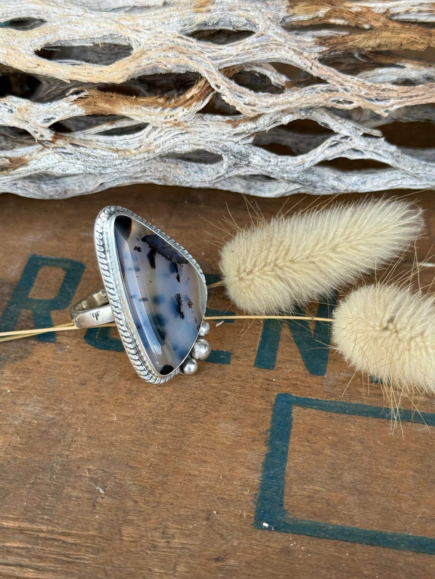 Montana Agate Ring | Size 9.5