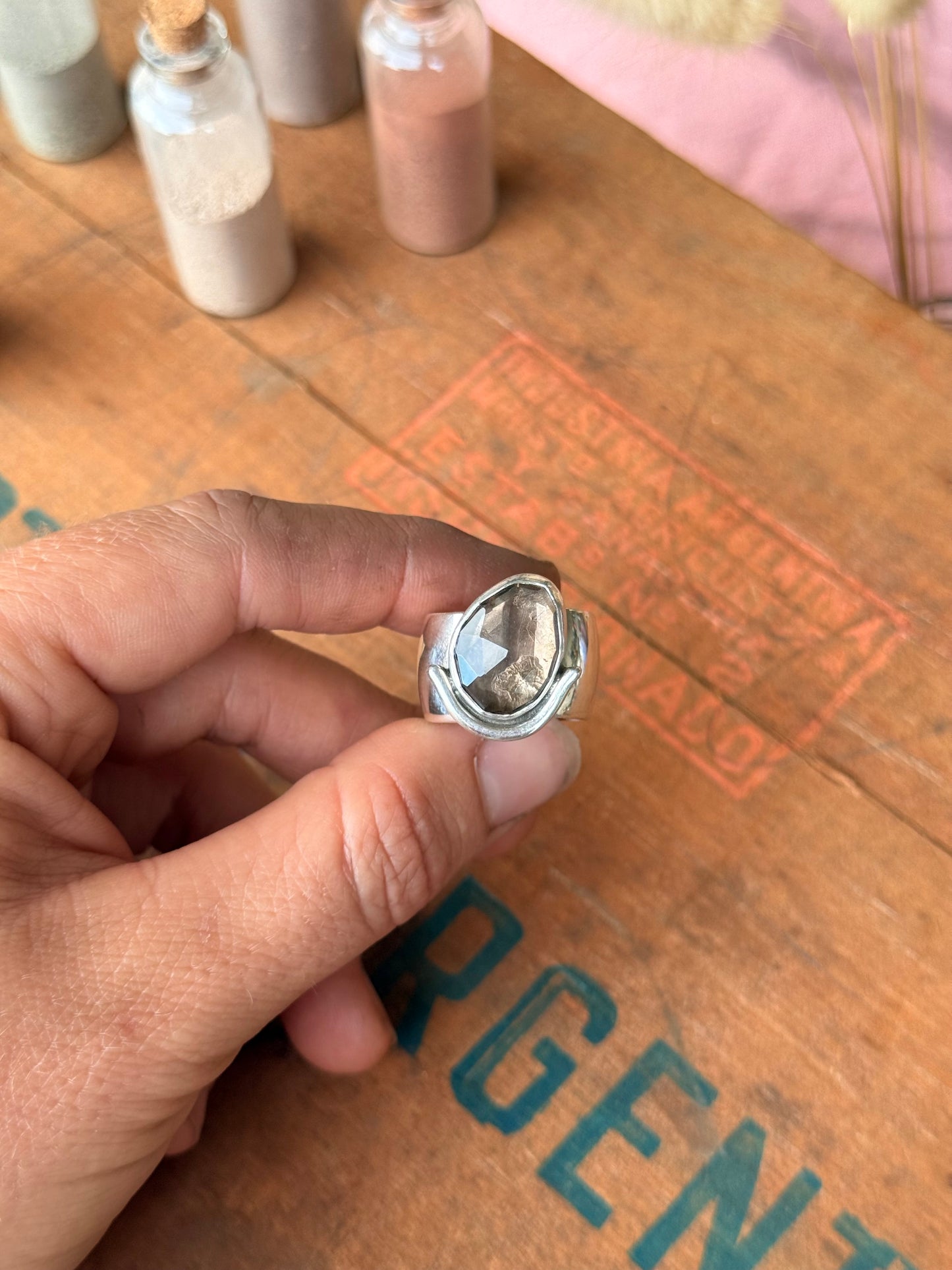 Smokey Quarts Ring | Size 7 - 7.5