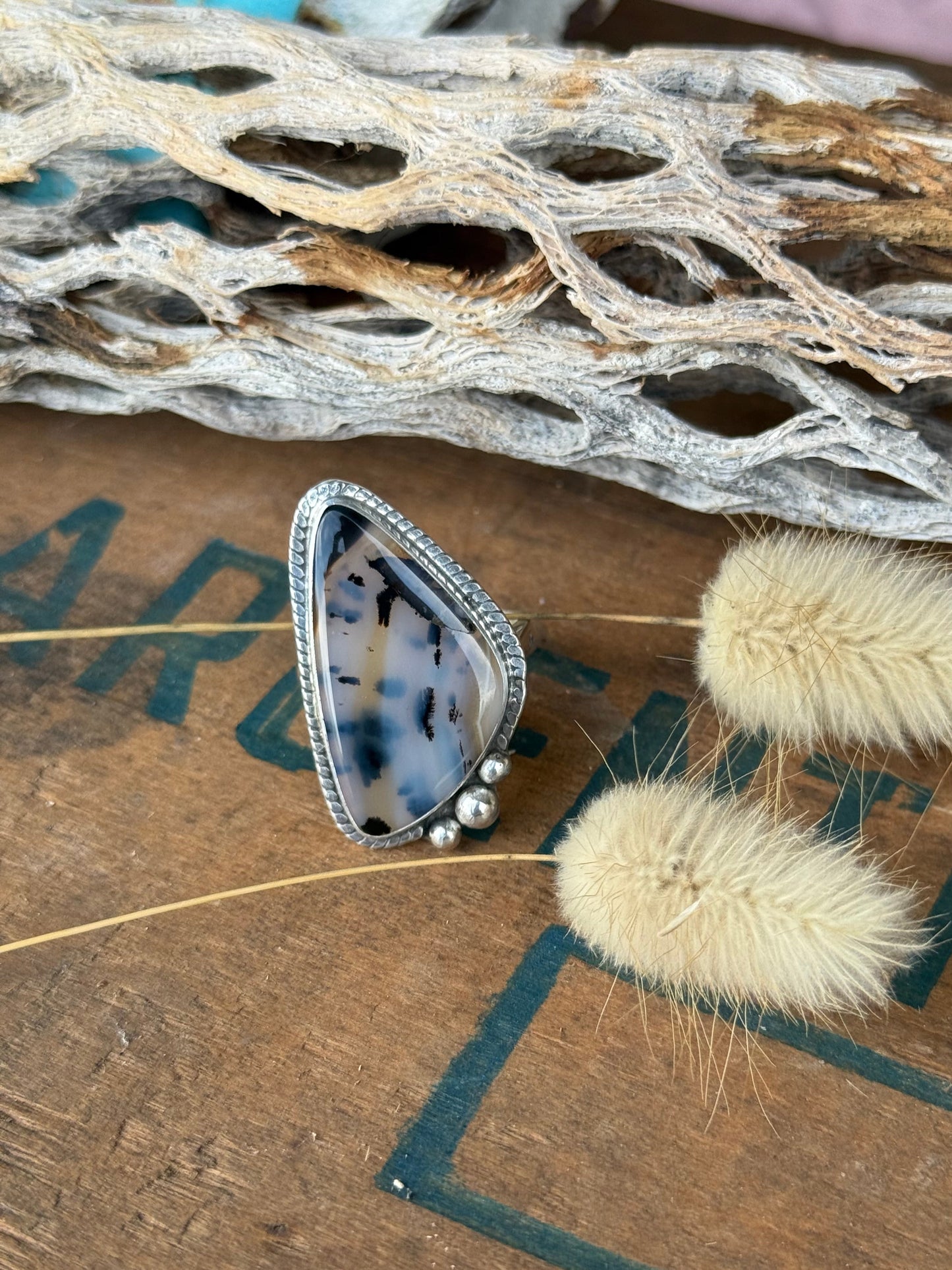 Montana Agate Ring | Size 9.5