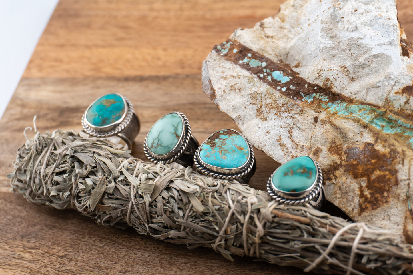 Chunky Turquoise Ring | Size 10