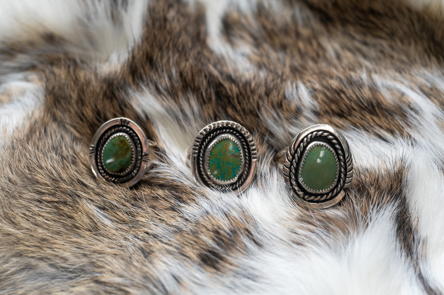 The Phoenix Ring | Green Turquoise | Size 9