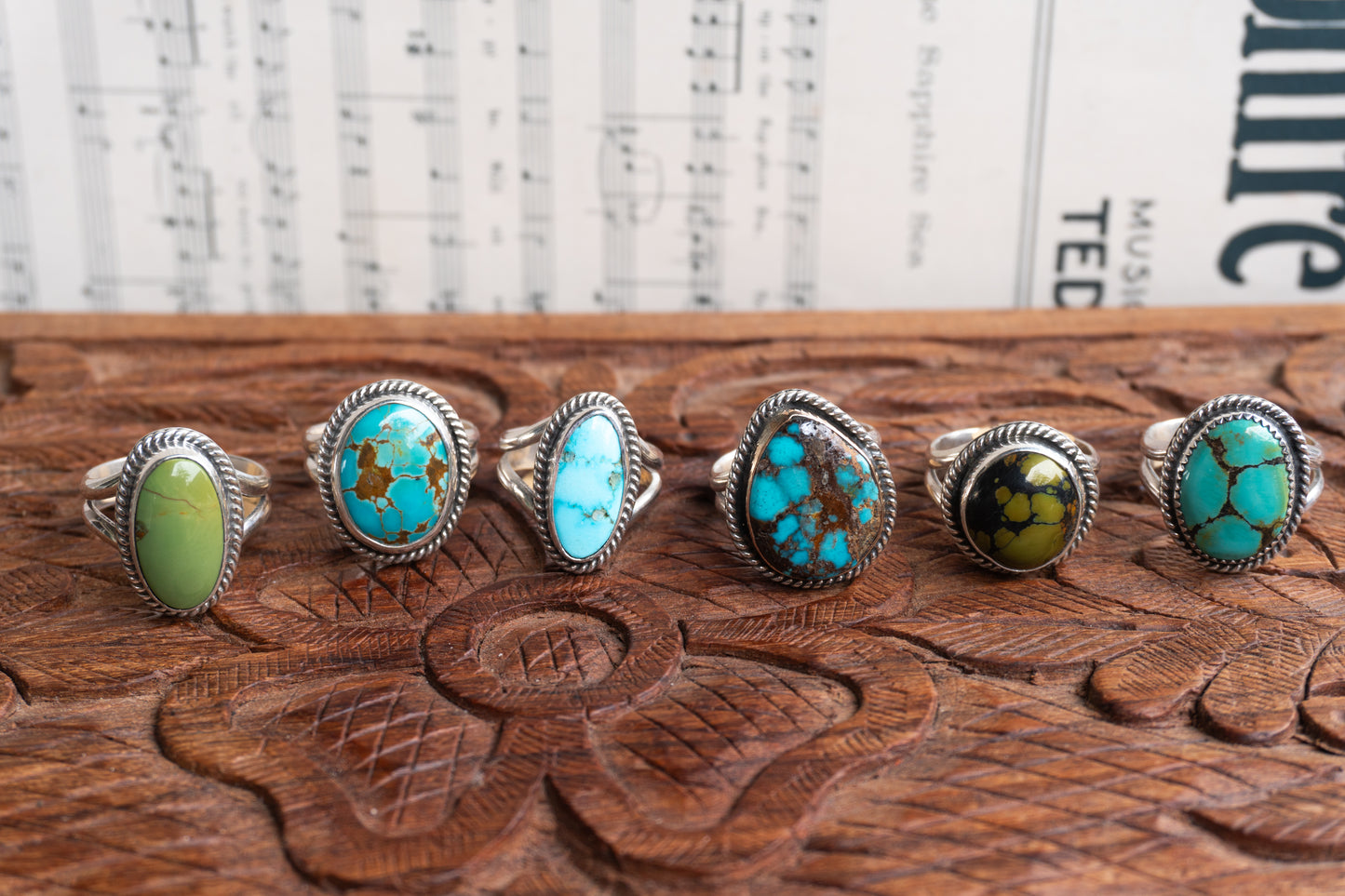 The Calypso Ring | Gold & Turquoise | Size 7.5