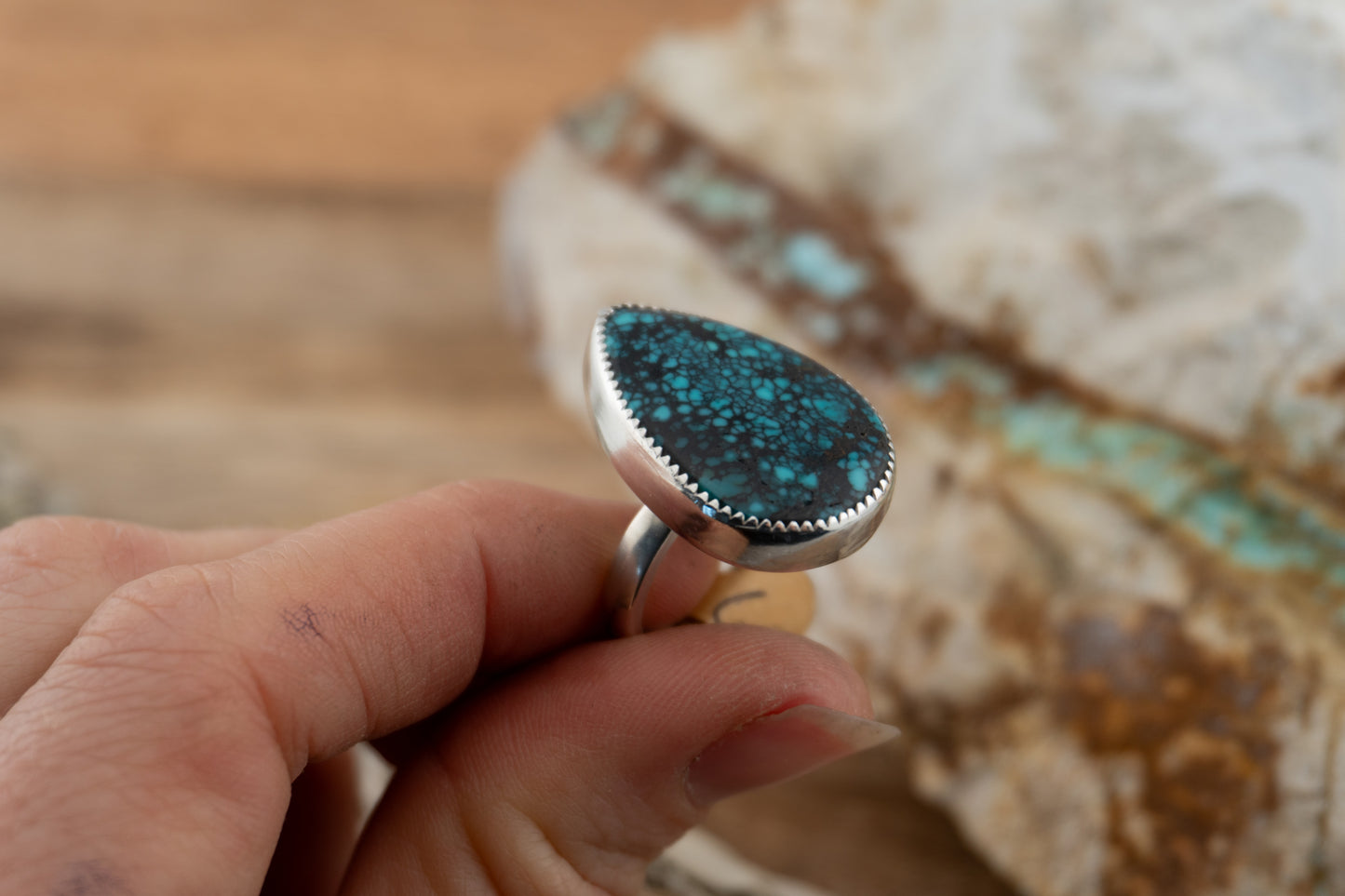 Moody Spiderweb Turquoise | 6.5