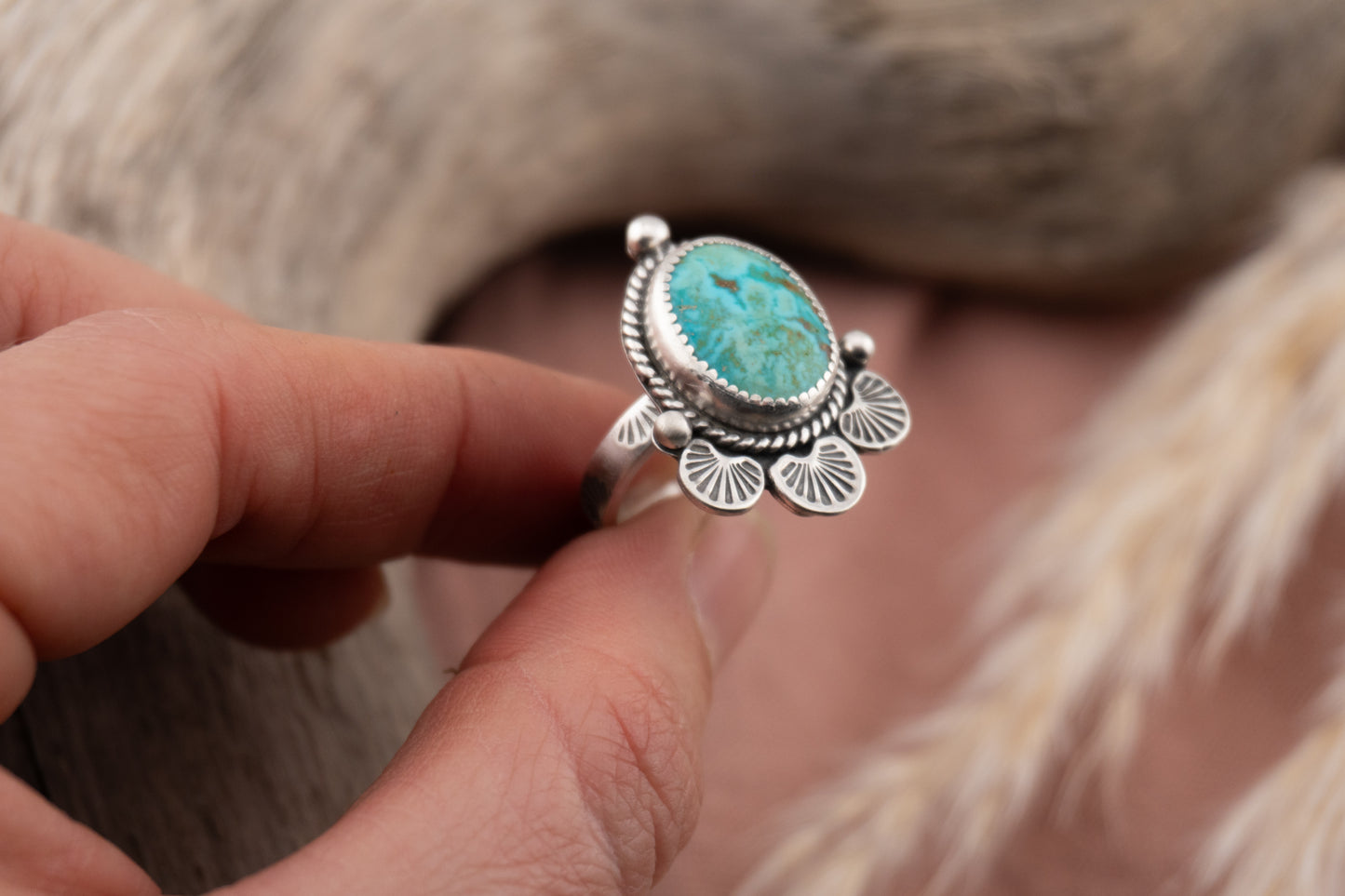 Tonnopah Turquoise Bloom | Size 7.25