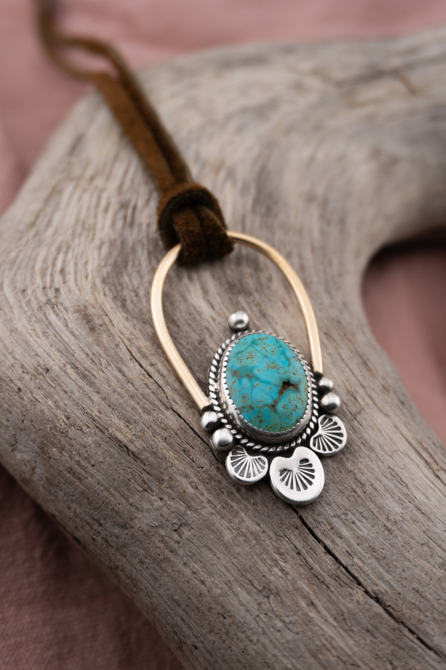 Tonnopah Turquoise Bloom Necklace
