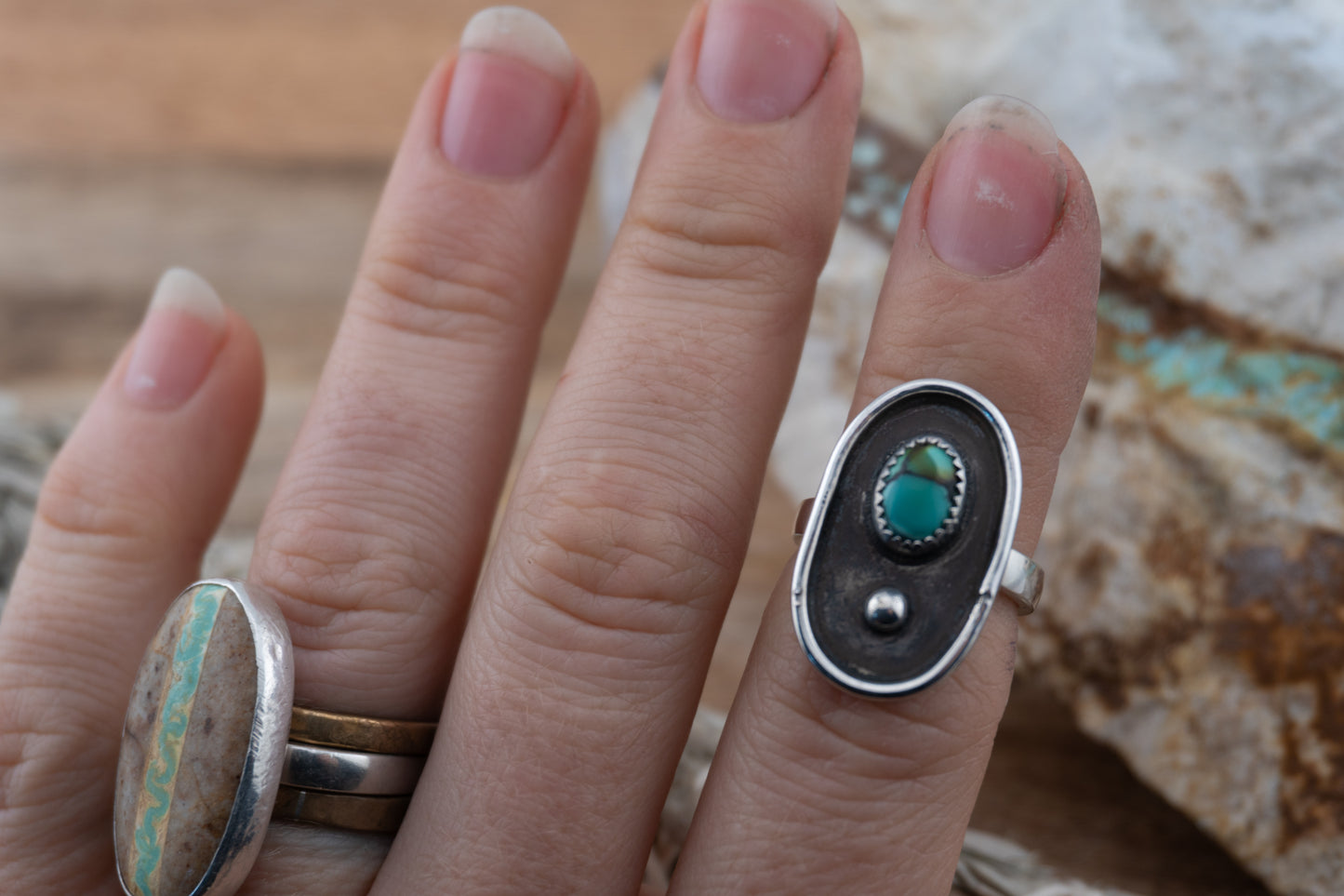 Organic Shadow Box Ring | 6