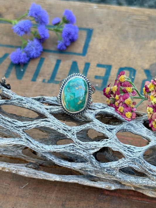 Green Nevada Turquoise | Size 6.75