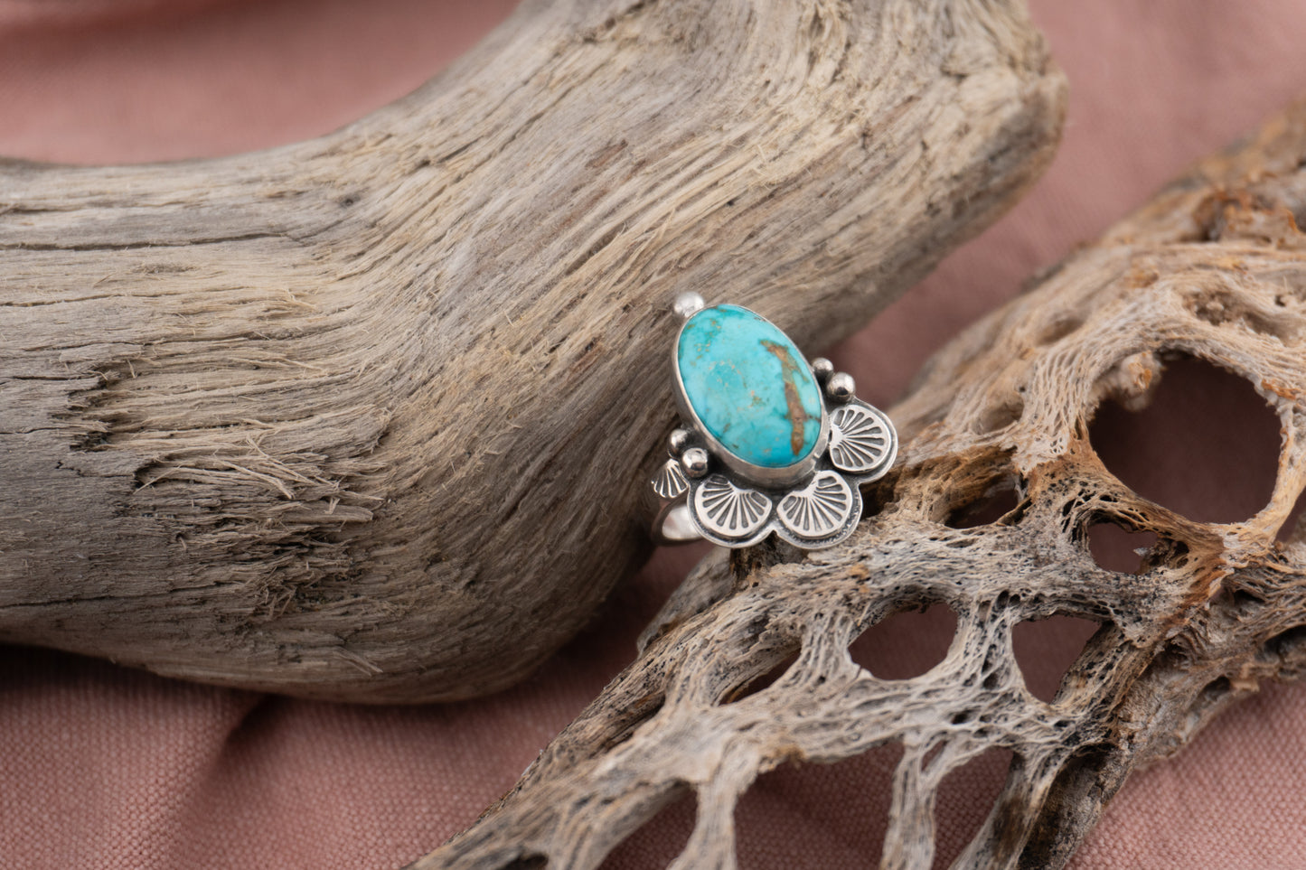 Turquoise Bloom | Size 8.25