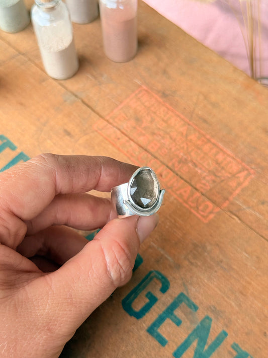 Smokey Quarts Ring | Size 7 - 7.5