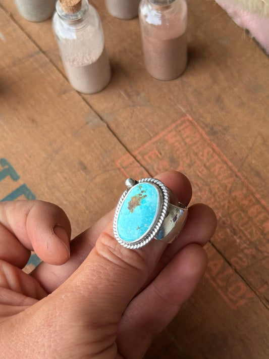 Nevada Turquoise Ring | Size 8.5 - 9
