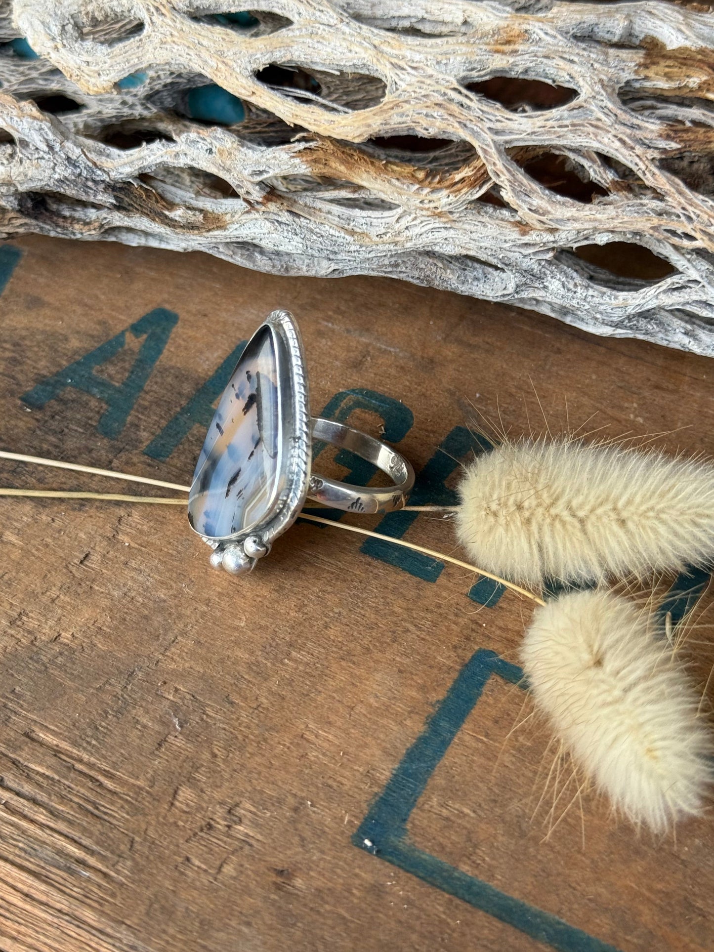 Montana Agate Ring | Size 9.5