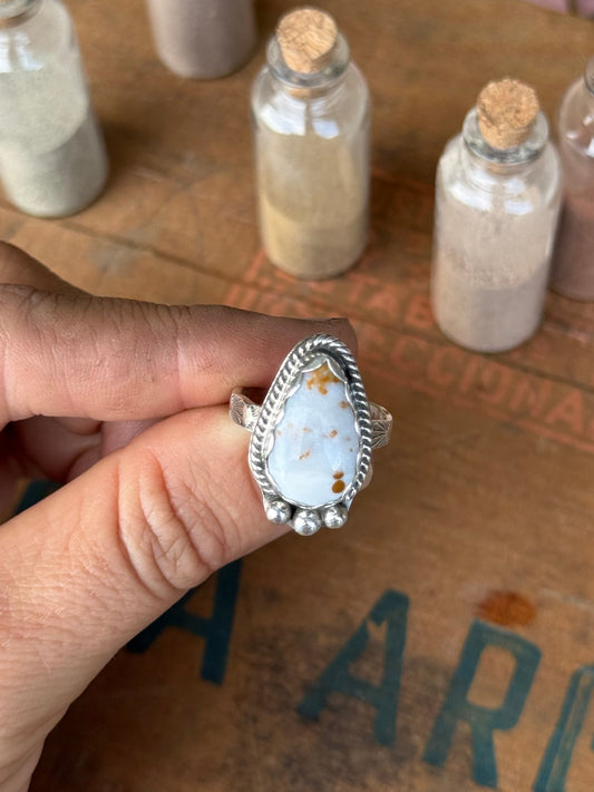 Oregon Polka Dot Agate Ring | Size 7.5