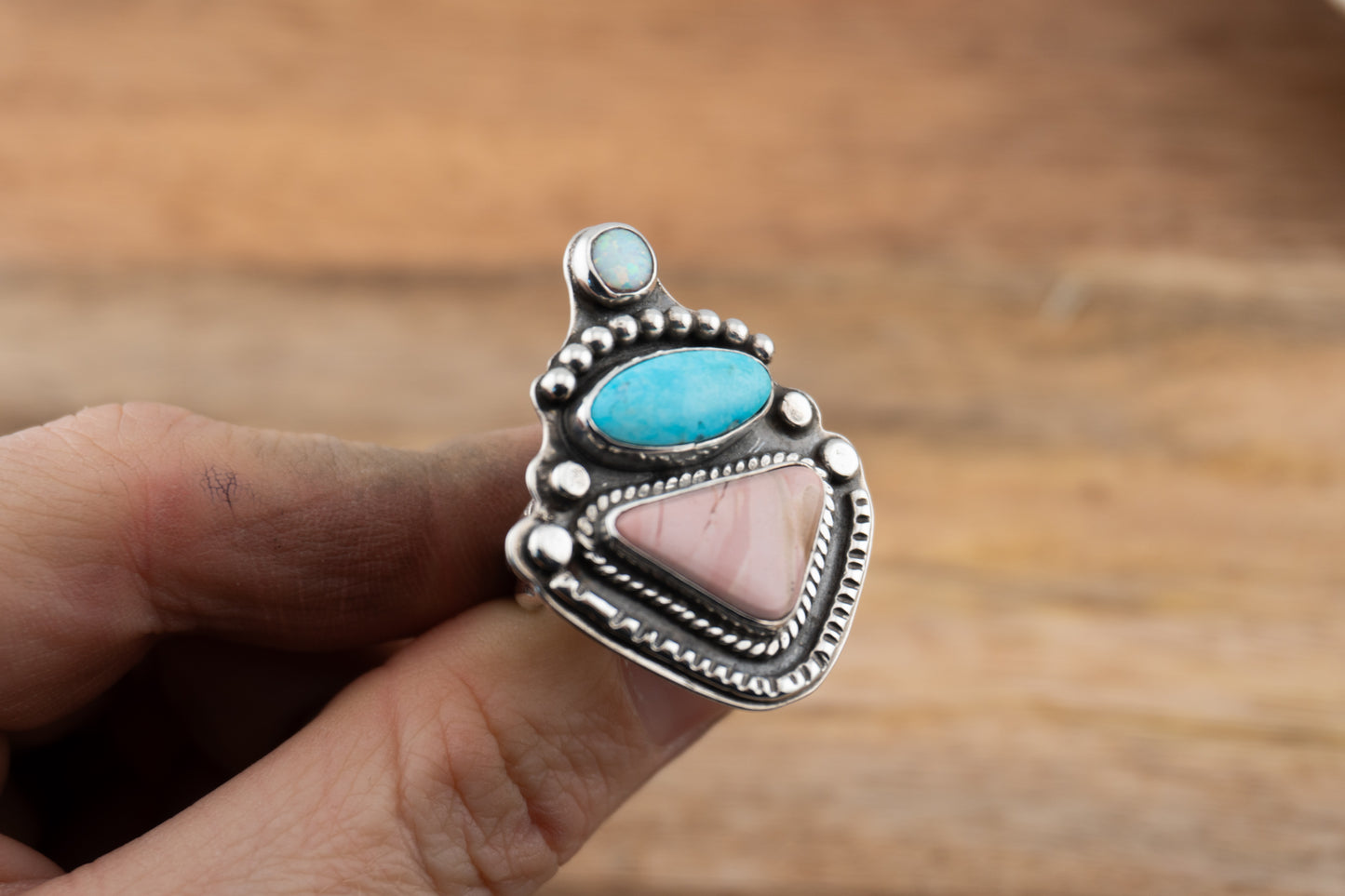 The Cassiopeia Ring | Sierra Bella Turquoise | Size 7.25