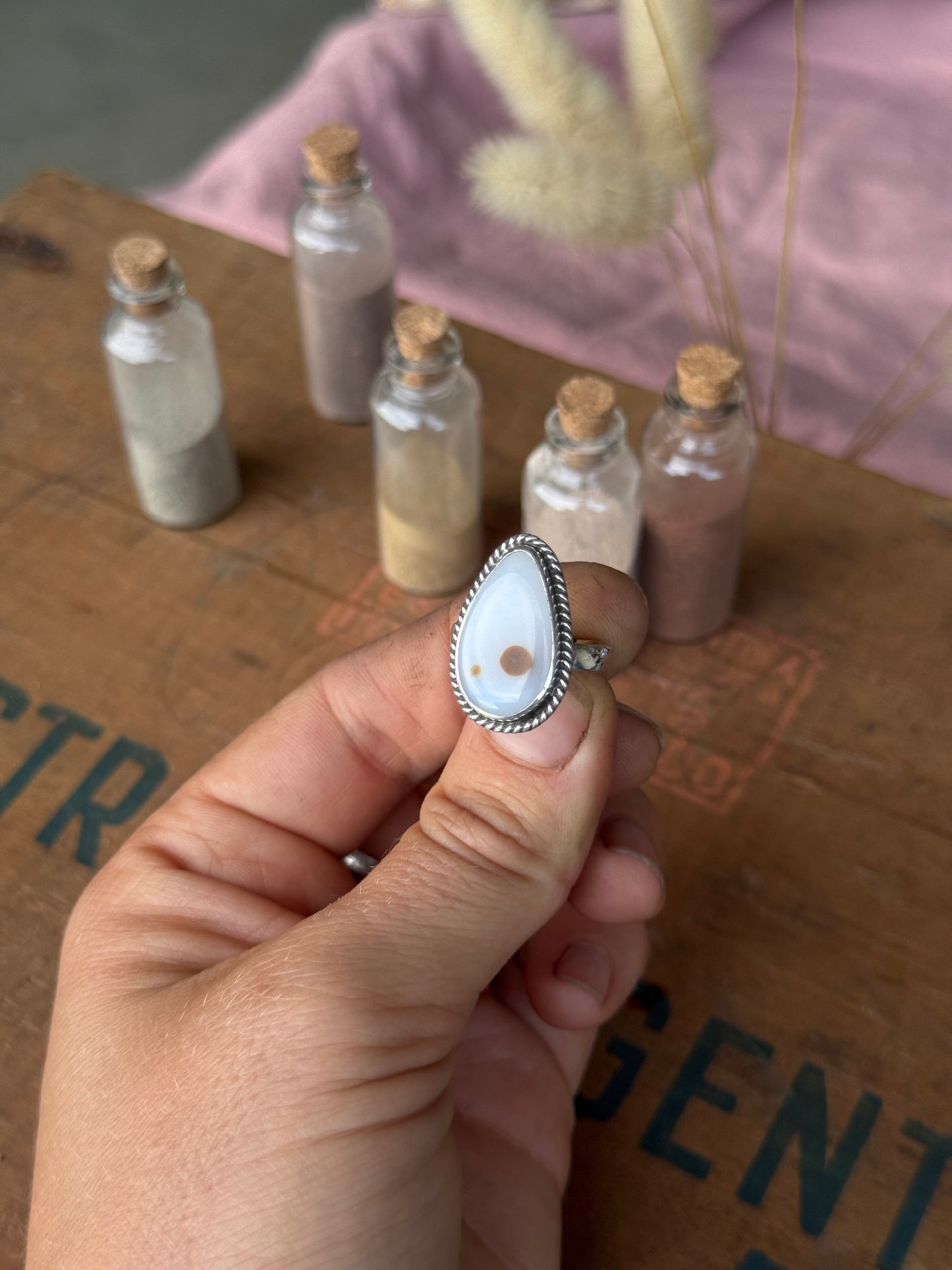 Oregon Polka Dot Agate Ring | Size 5.75