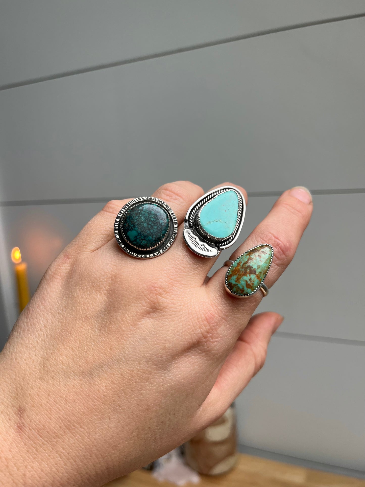 Arizona Turquoise Ring | Size 8