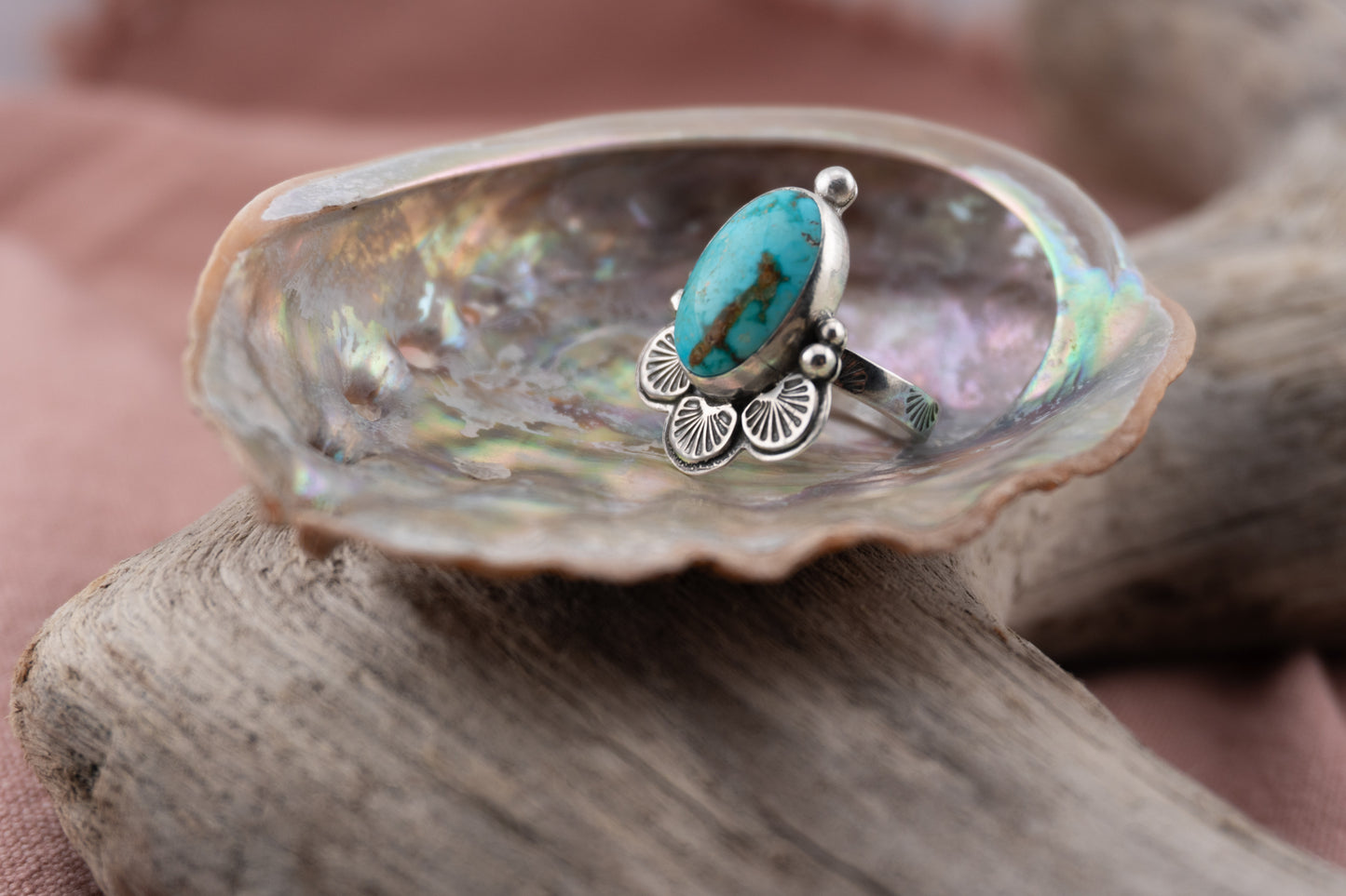 Turquoise Bloom | Size 8.25