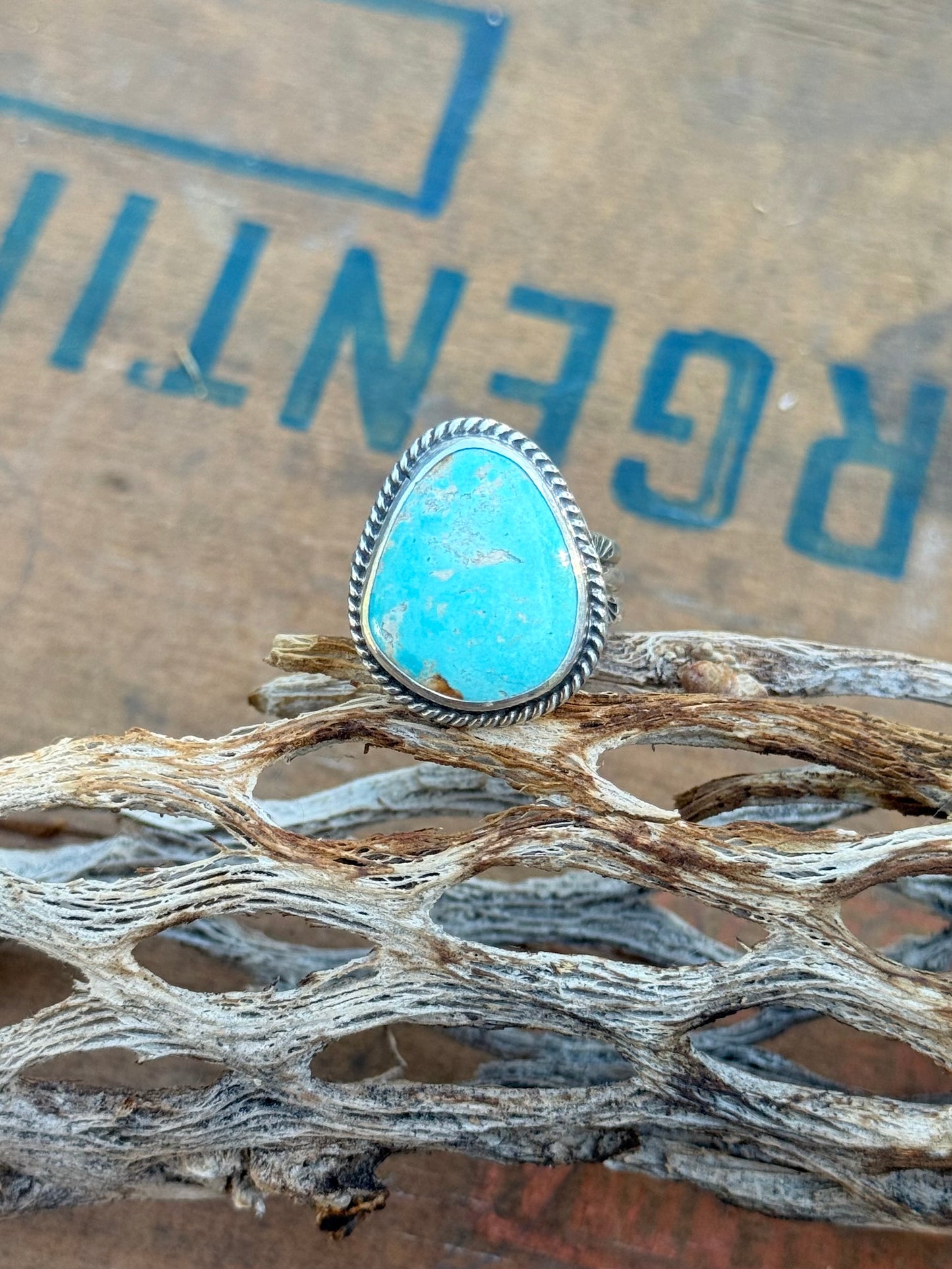 Nevada Turquoise Ring | Size 8.75