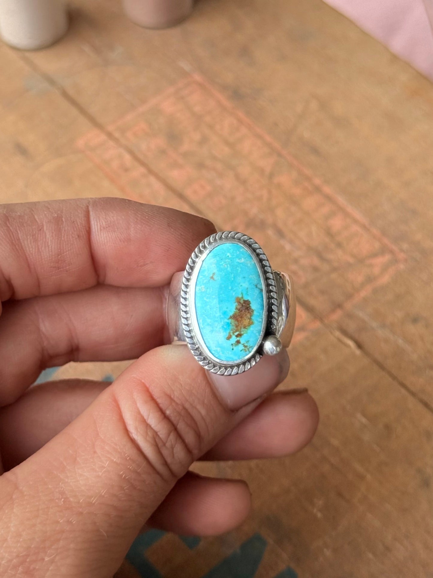 Nevada Turquoise Ring | Size 8.5 - 9