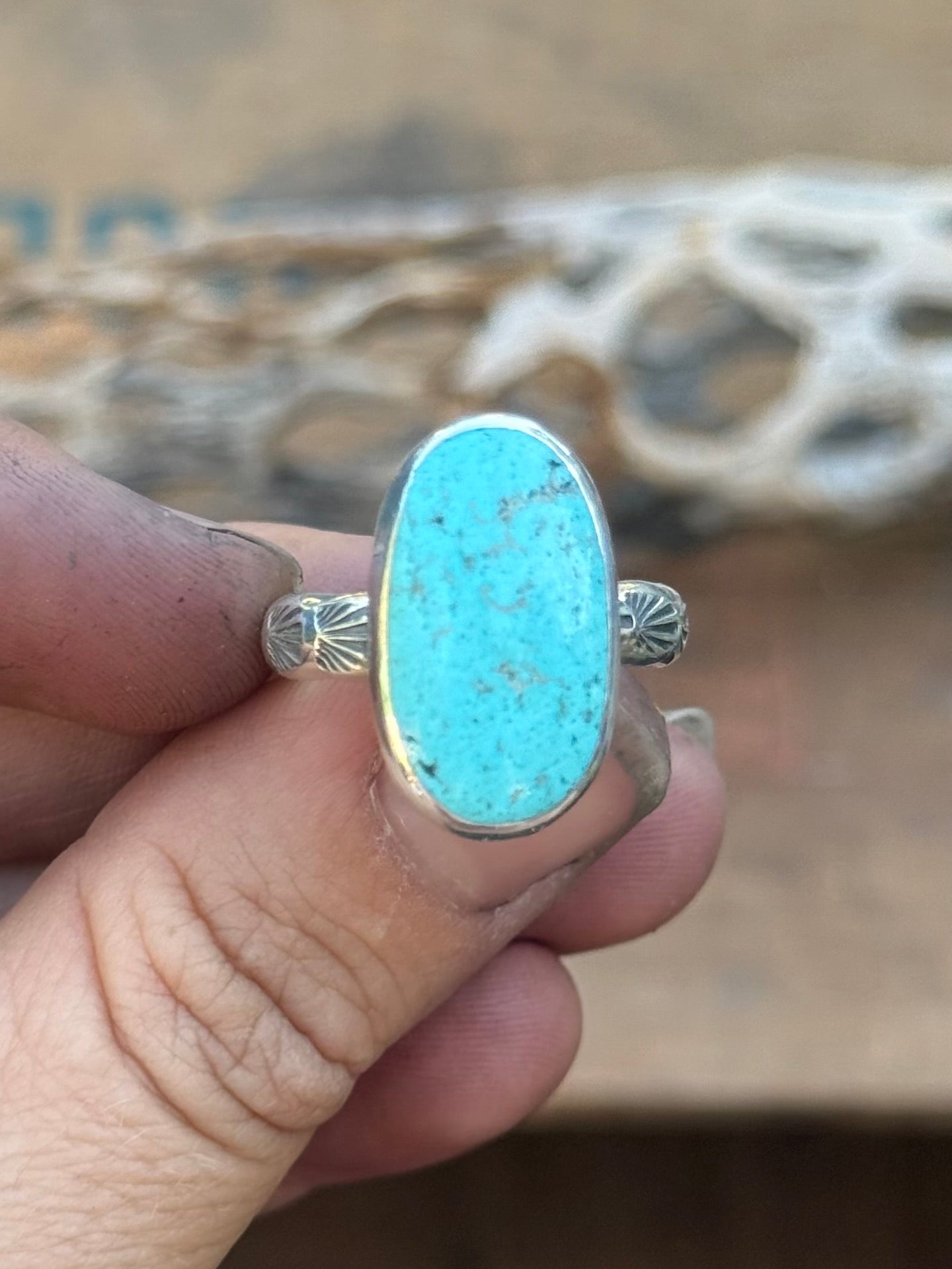 Arizona Turquoise Ring | Size 8.5