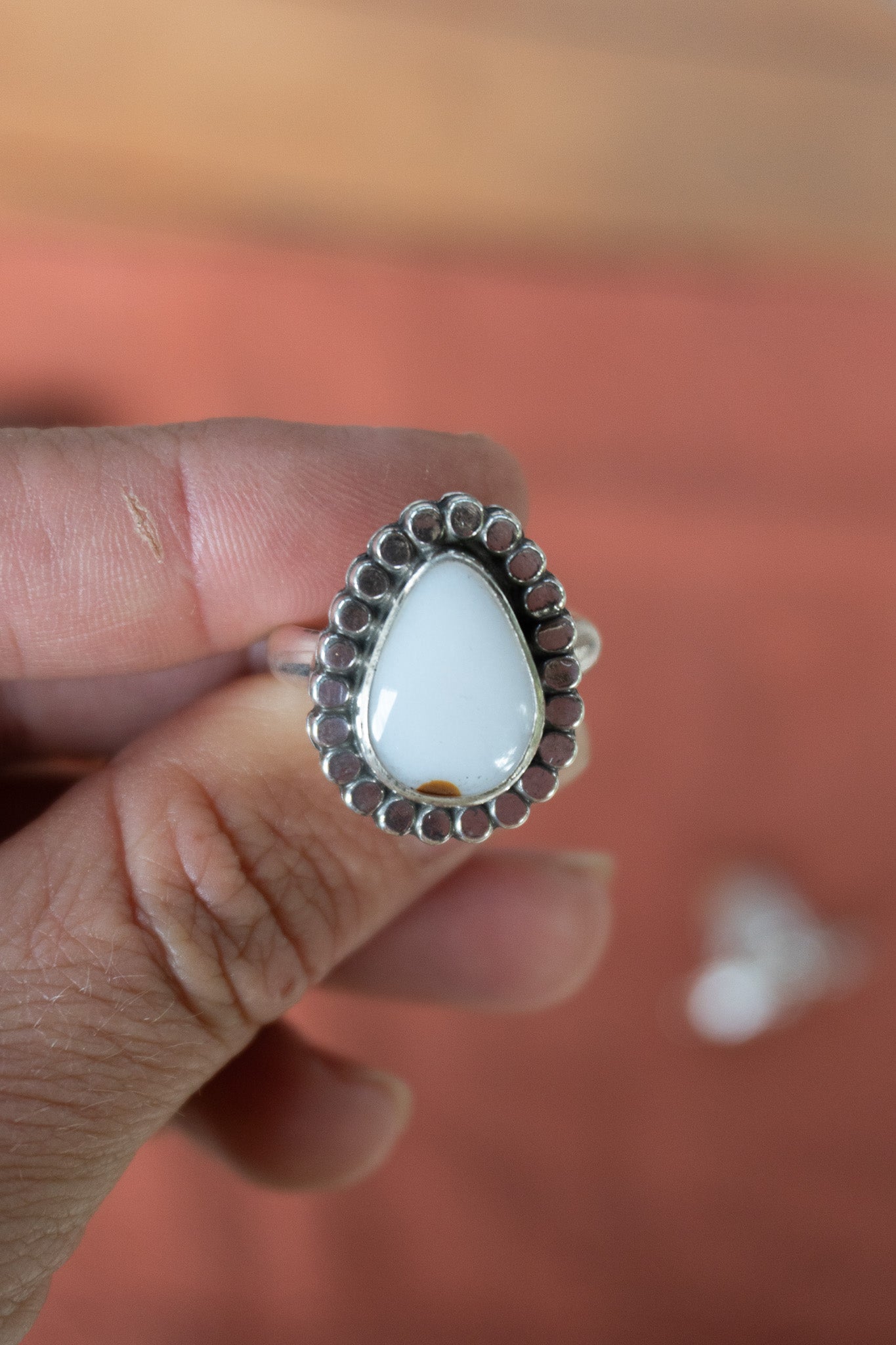 Oregon Polka Dot Agate Ring | Size 7.25