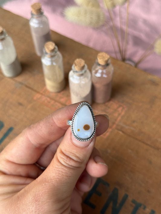 Oregon Polka Dot Agate Ring | Size 5.75