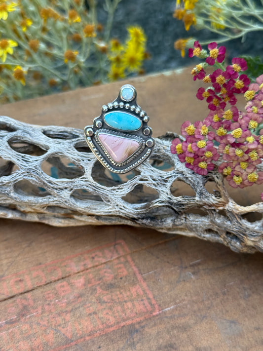 The Cassiopeia Ring | Sierra Bella Turquoise | Size 7