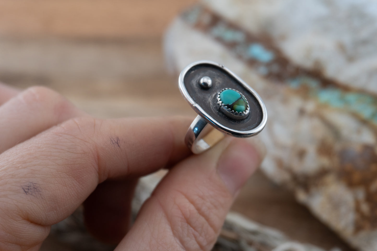 Organic Shadow Box Ring | 6