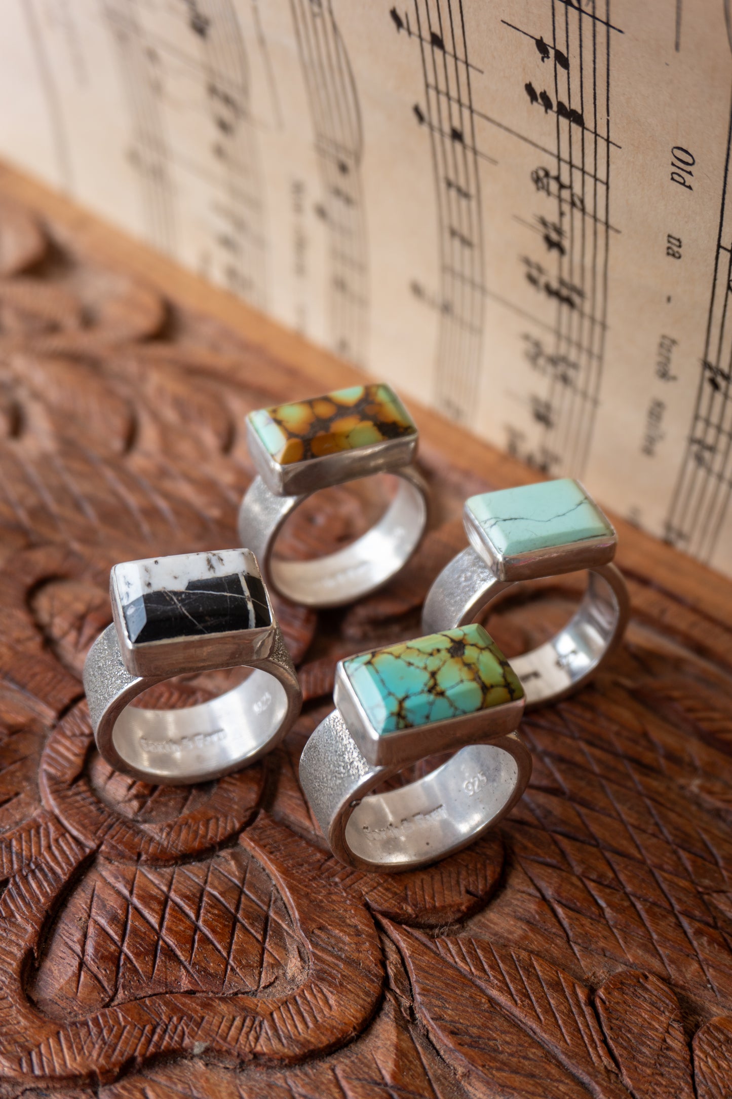 Chunky Turquoise Ring | Size 10