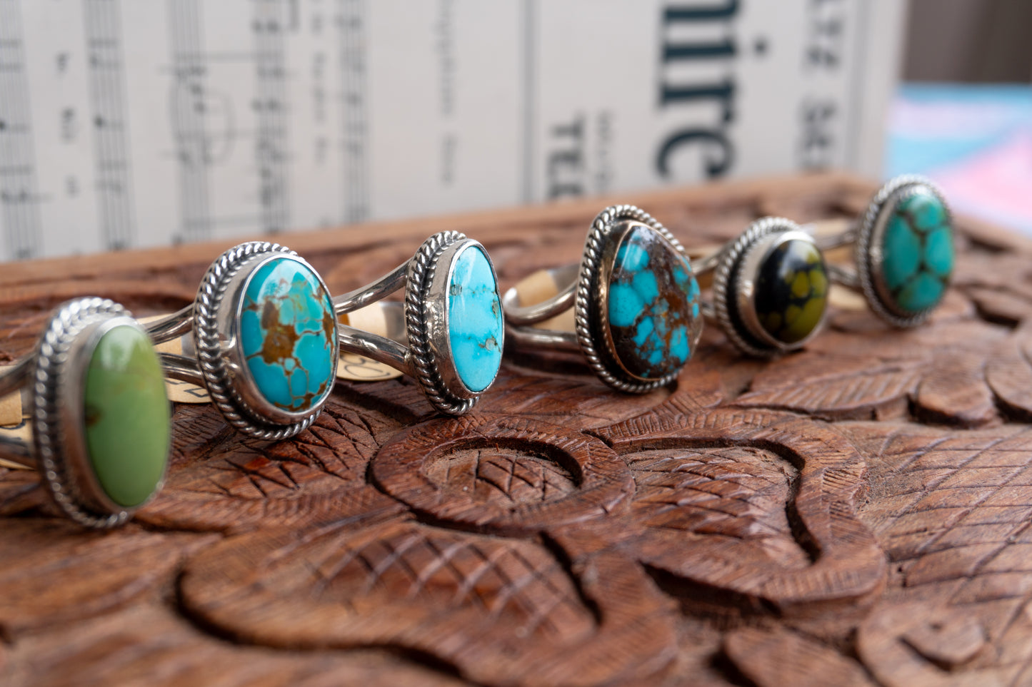 The Calypso Ring | Gold & Turquoise | Size 7.5