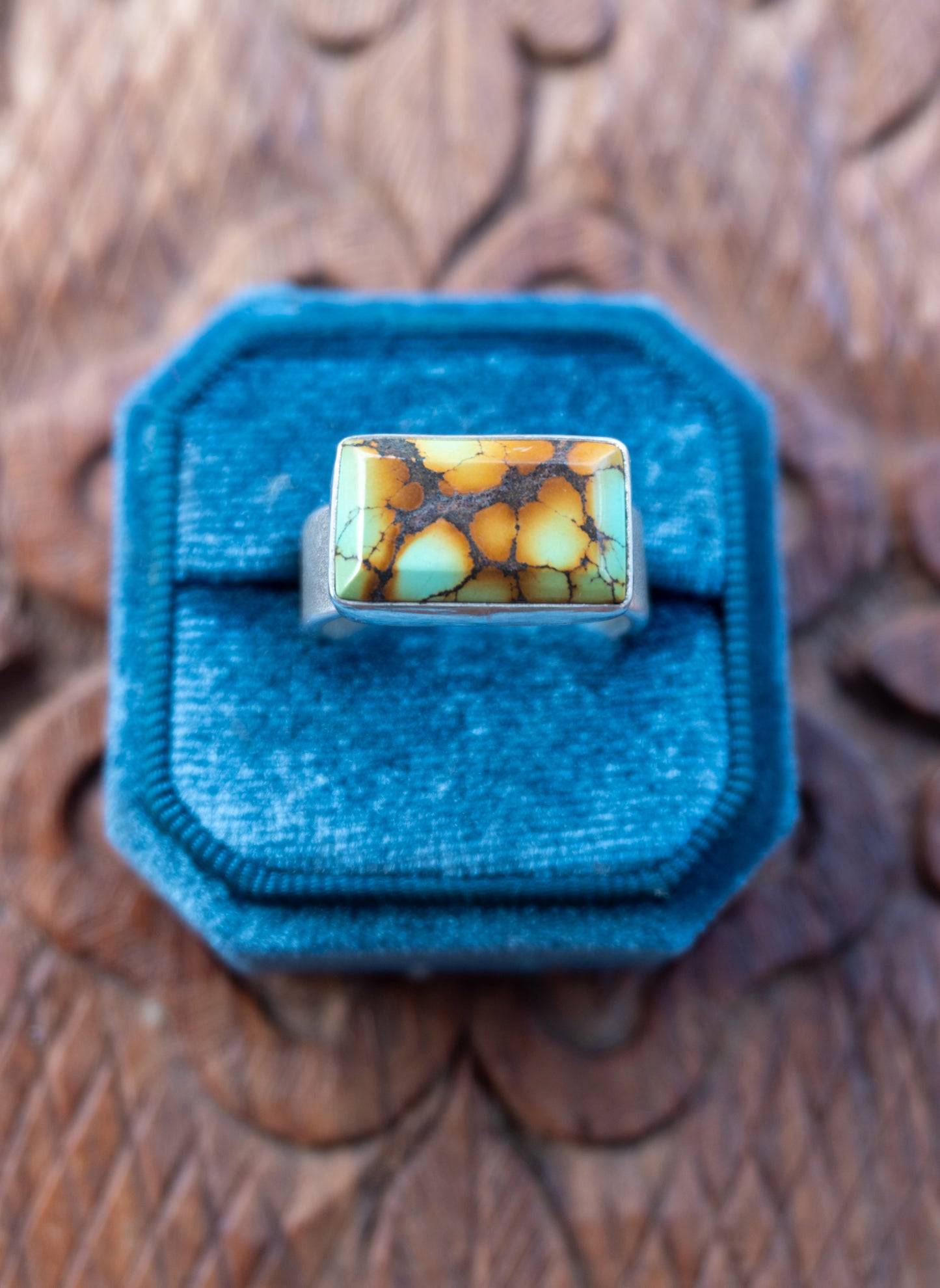 Chunky Turquoise Ring | Size 10